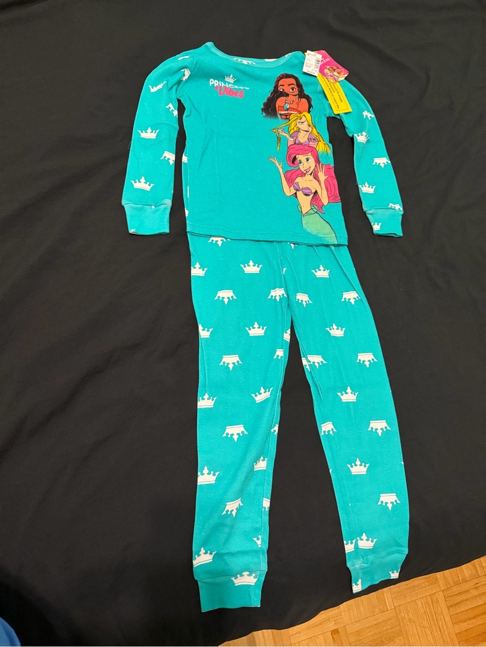 The Children's Place Teal Princess & Mermaid Pajama Set